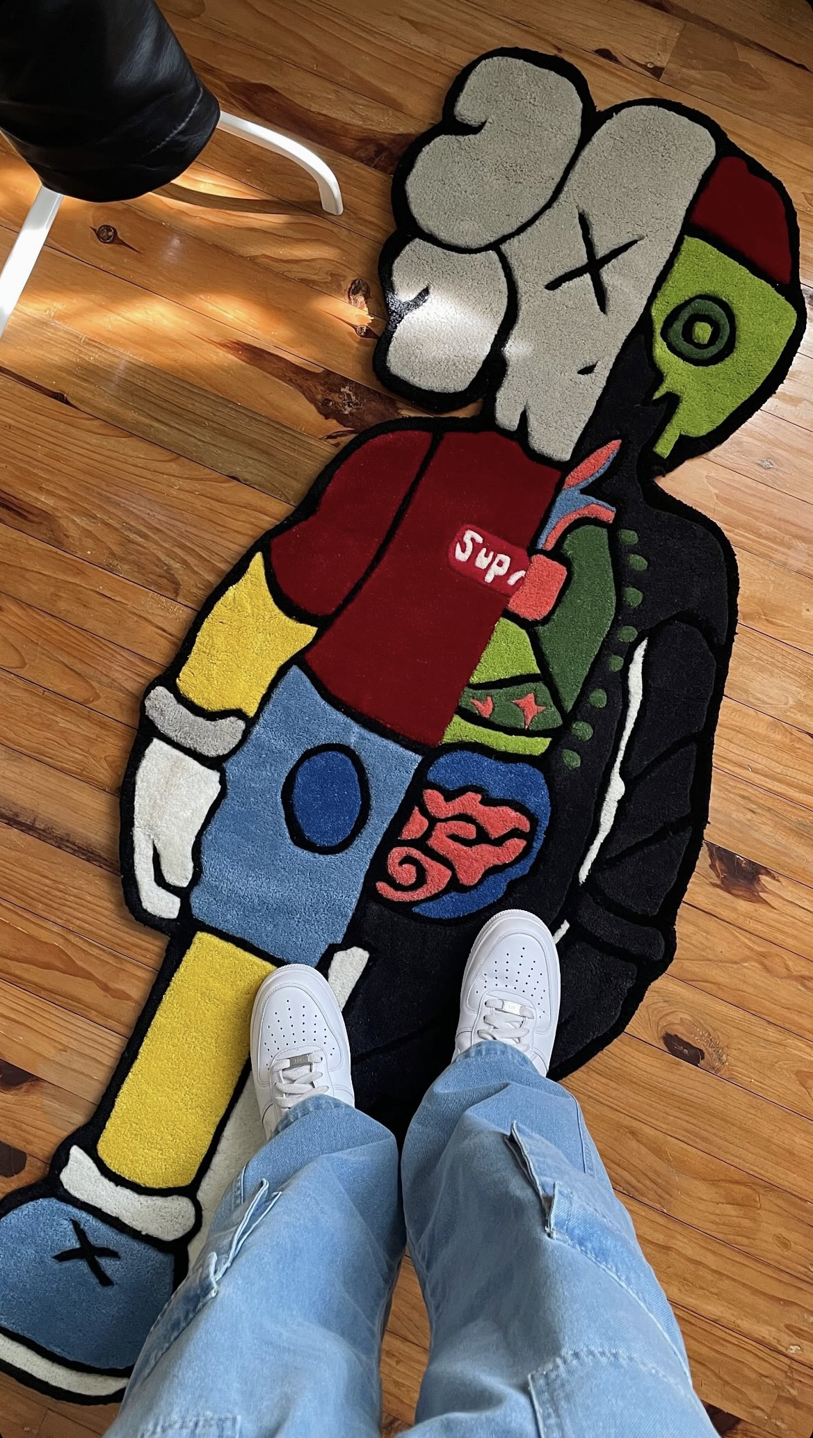 Kaws Dissect Hand-Tufted Rug