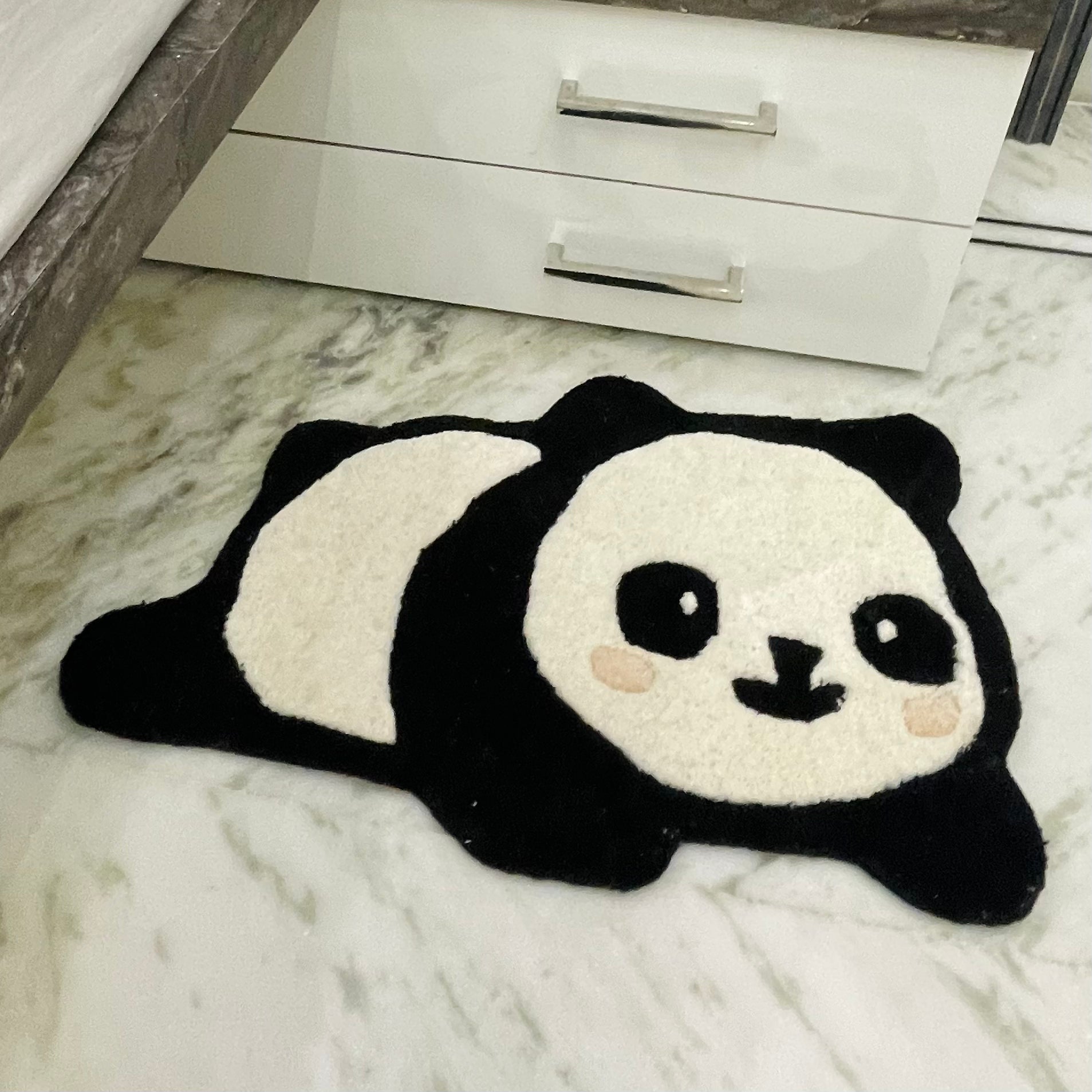 Cute Panda Chilling Hand-Tufted Rug – Carpet Diem