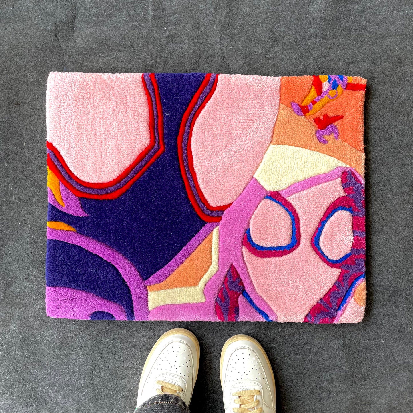 Spider Man and Gwen Hand-Tufted Rug