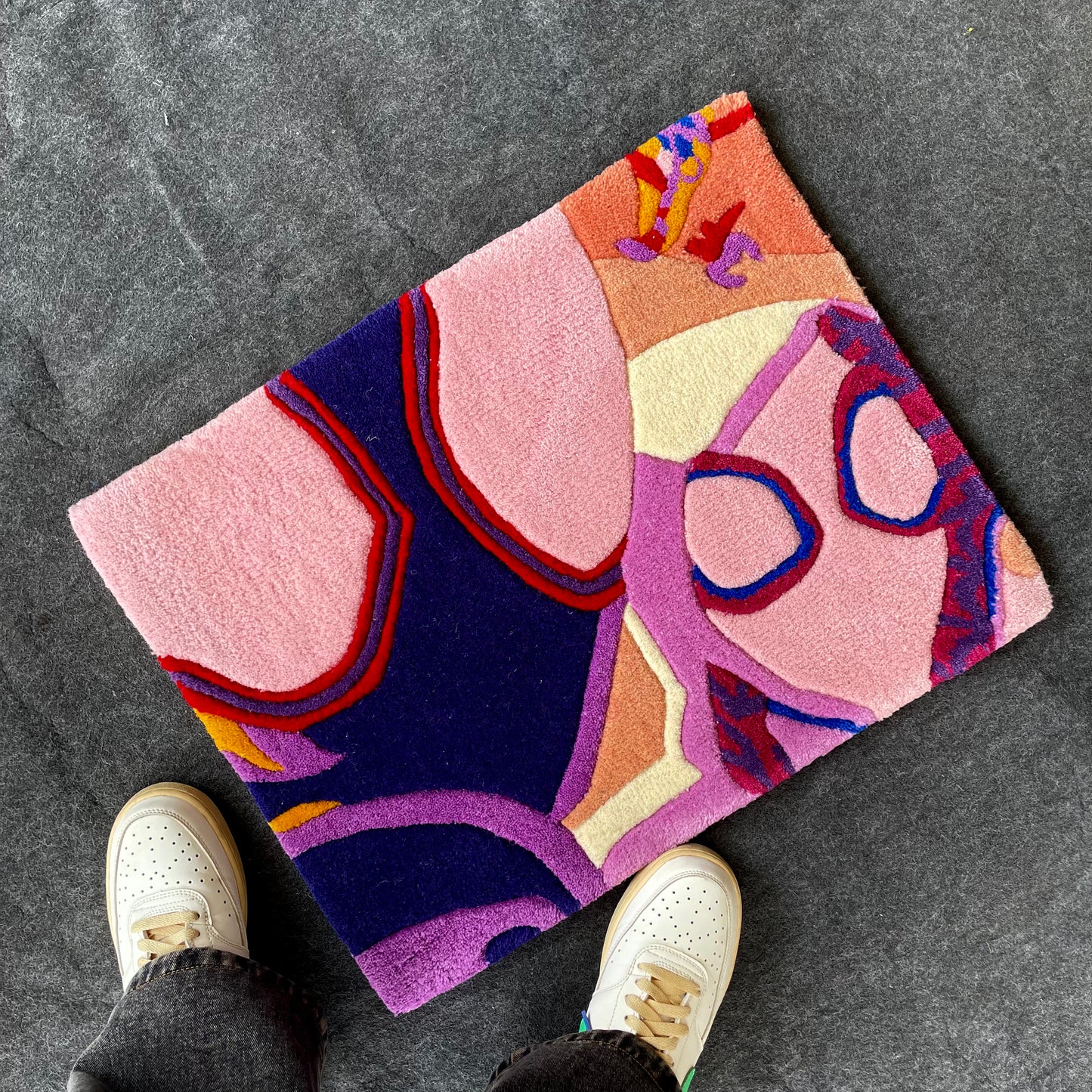 Spider Man and Gwen Hand-Tufted Rug