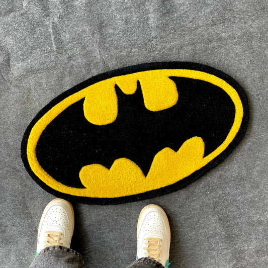Batman Logo Hand-Tufted Rug