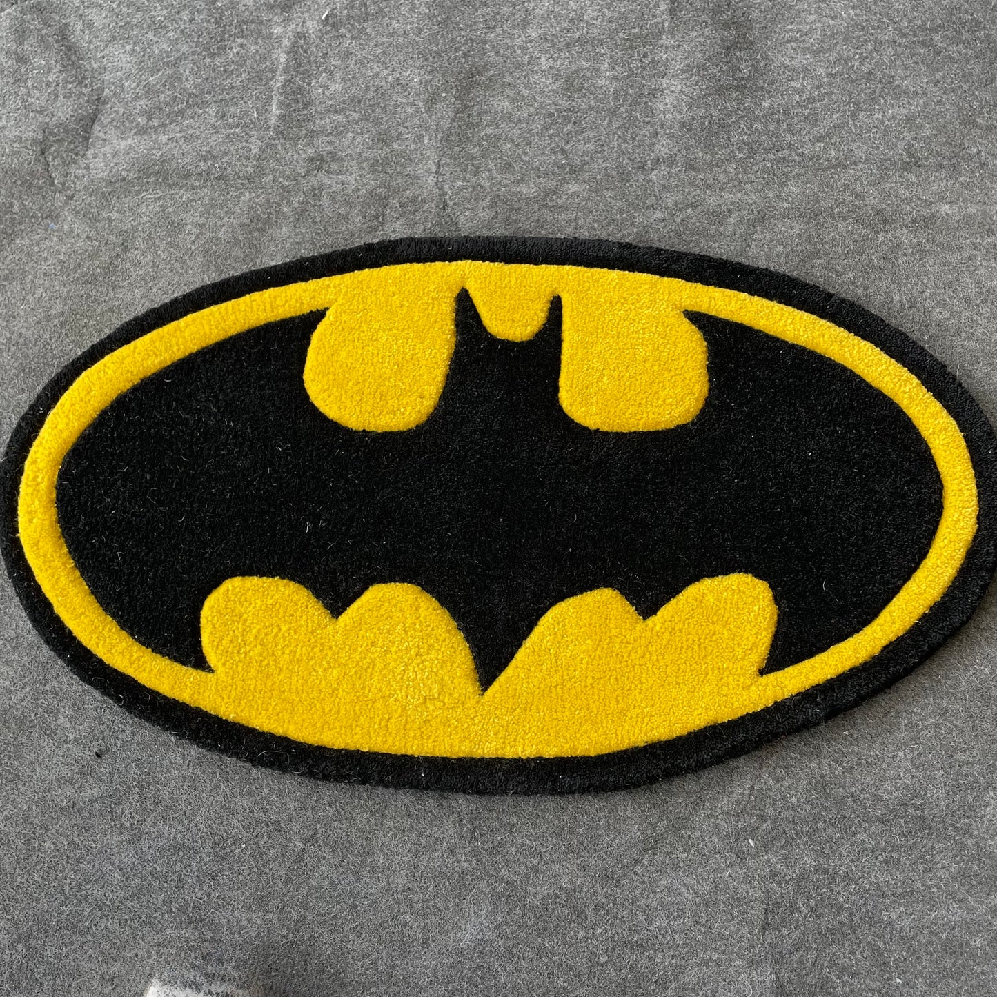 Batman Logo Hand-Tufted Rug