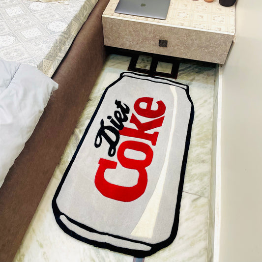 Diet Coke Hand Tufted Rug