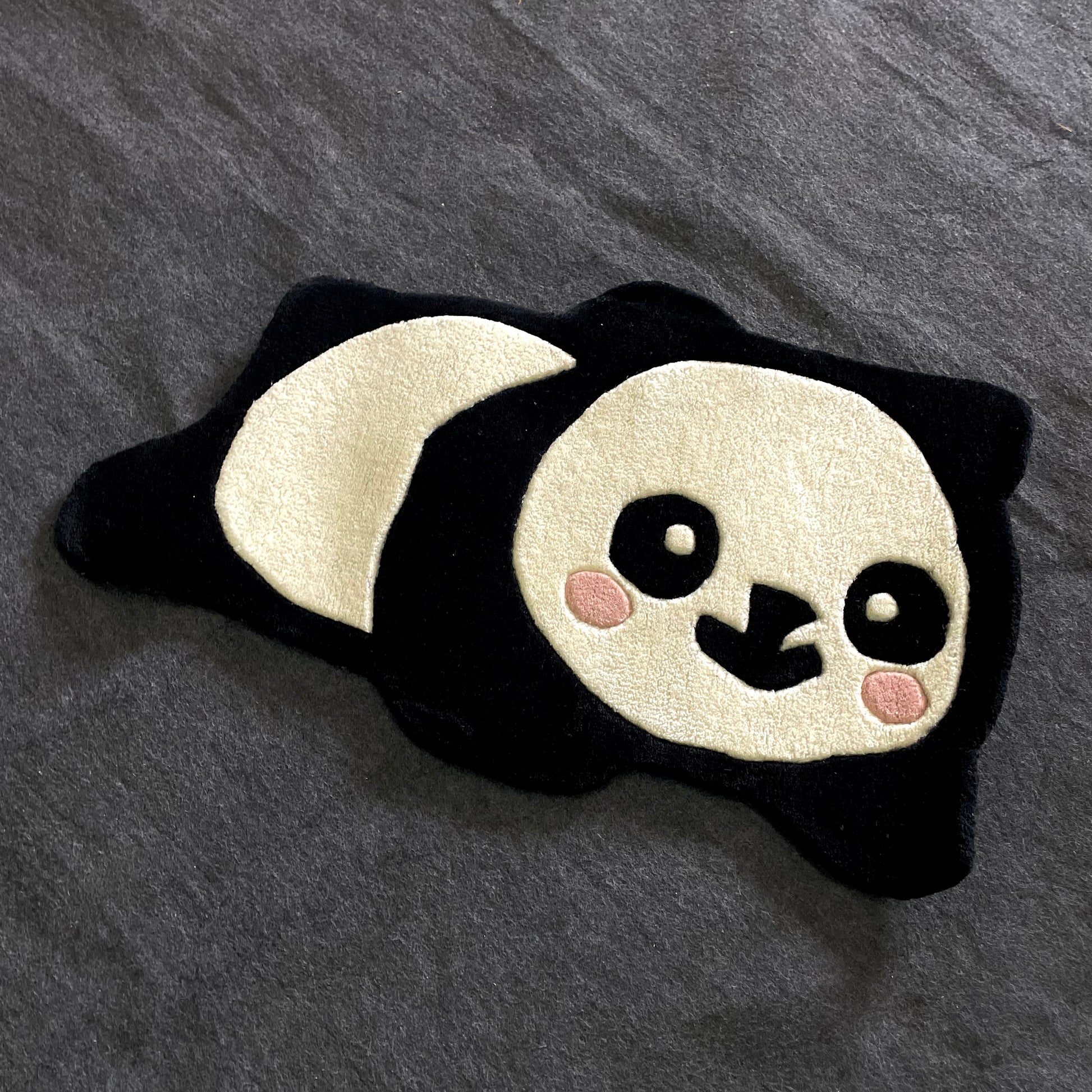 Panda Rug Tufting Cute Panda Chilling Hand-Tufted Rug – Carpet Diem