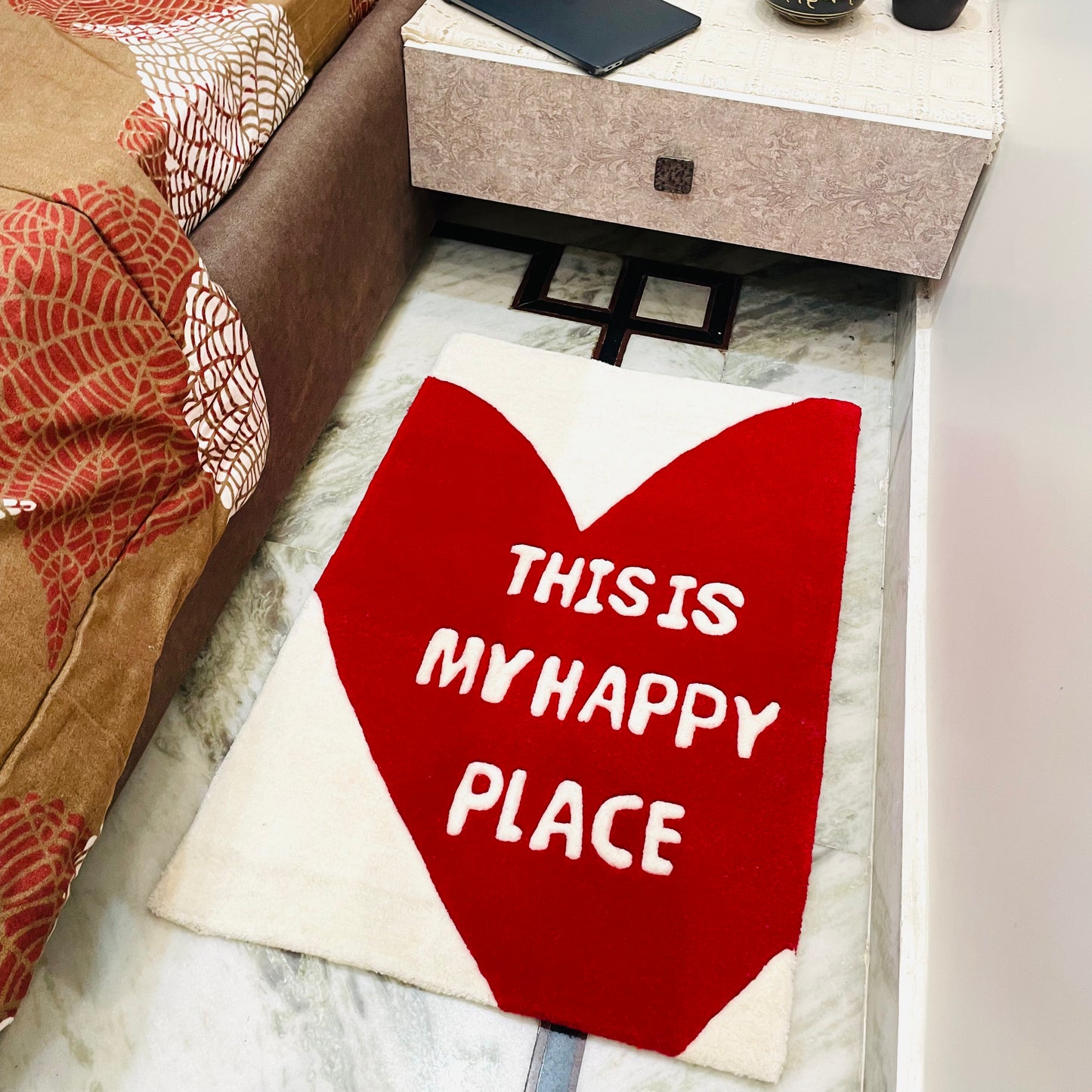 This Is My Happy Place Hand-Tufted Rug