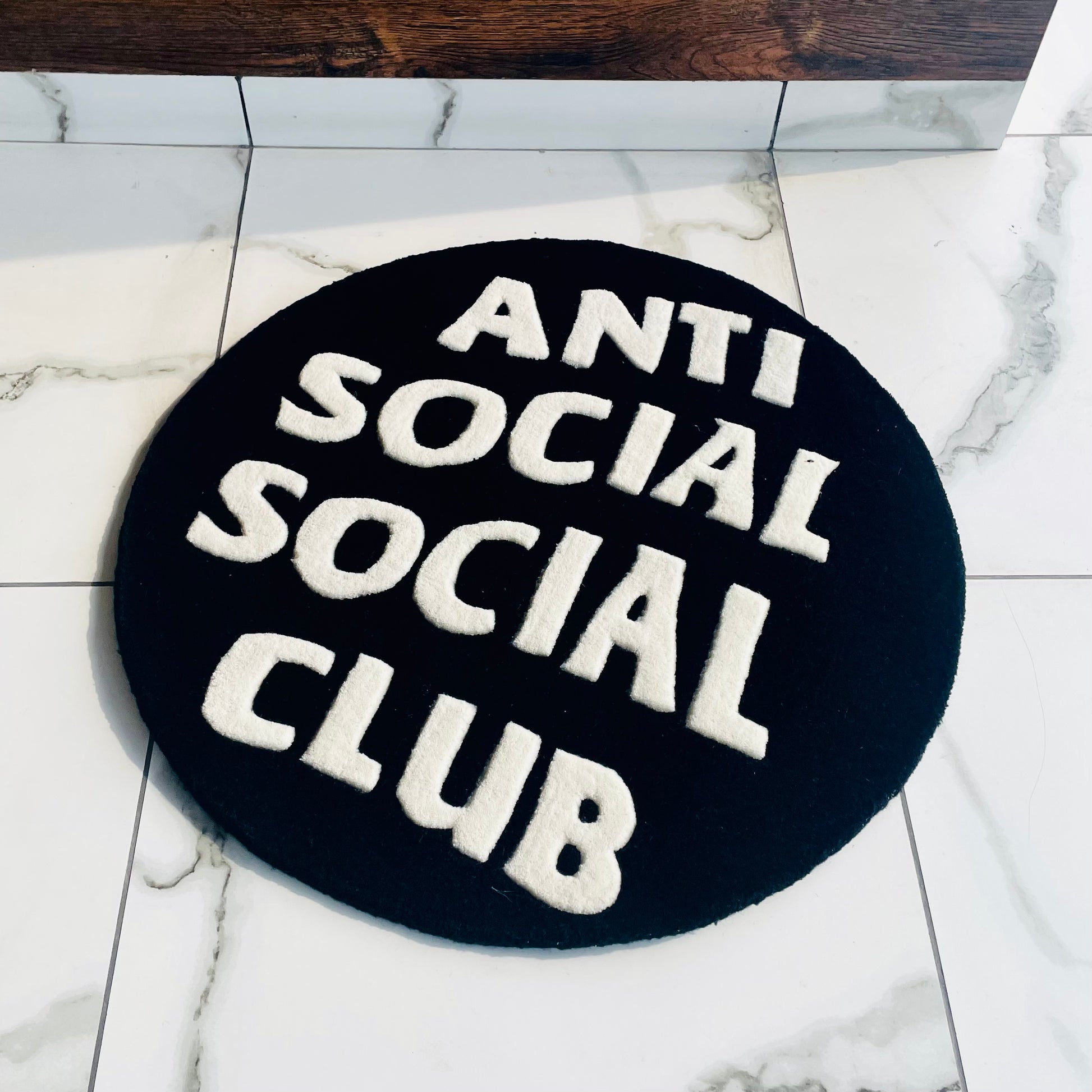 Anti-Social Social Club rug side view