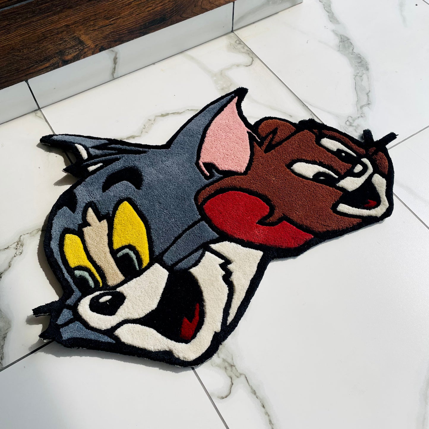 Tom and Jerry Hand-Tufted Rug