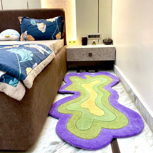 Pastel Drip Hand-Tufted Rug