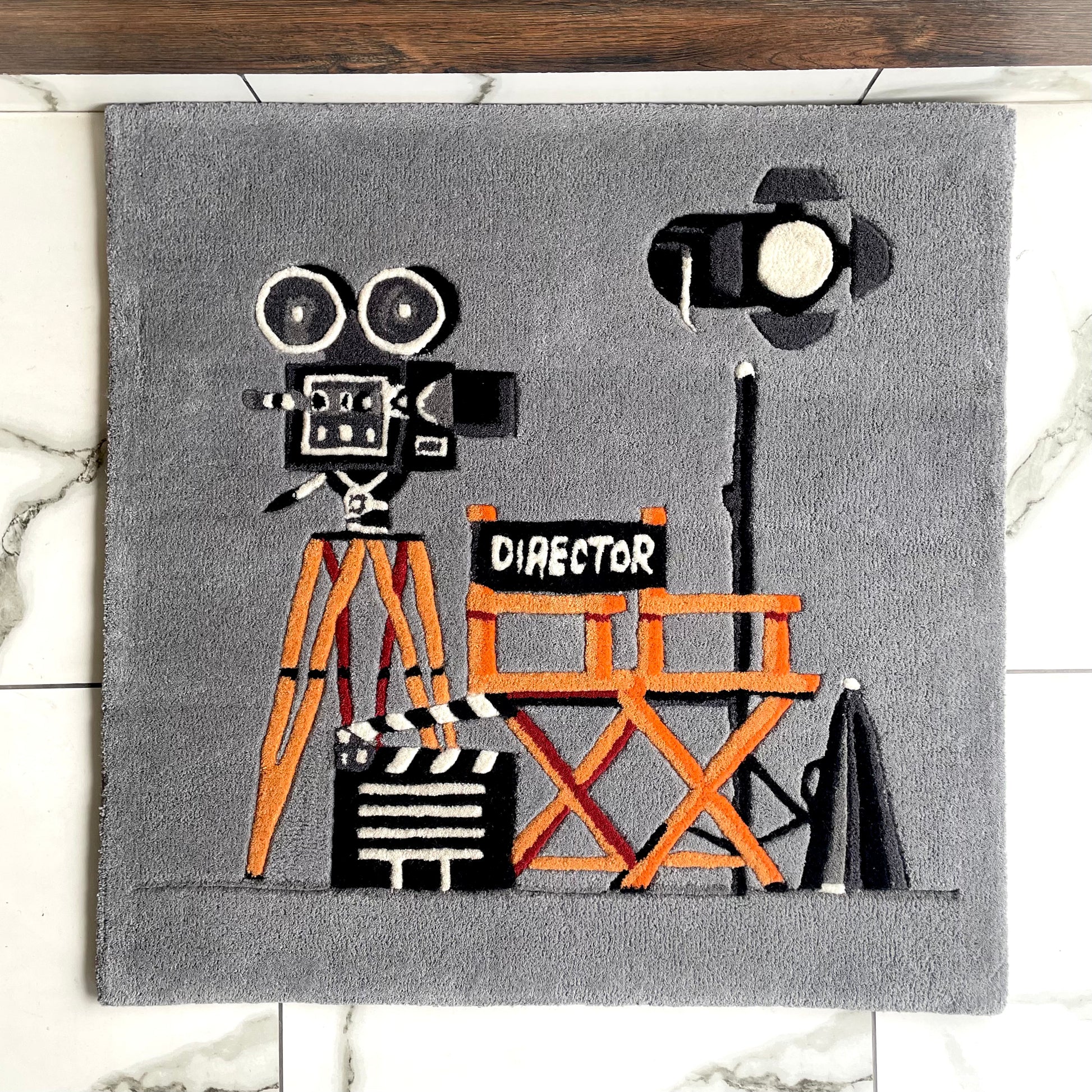 director set tufted rug