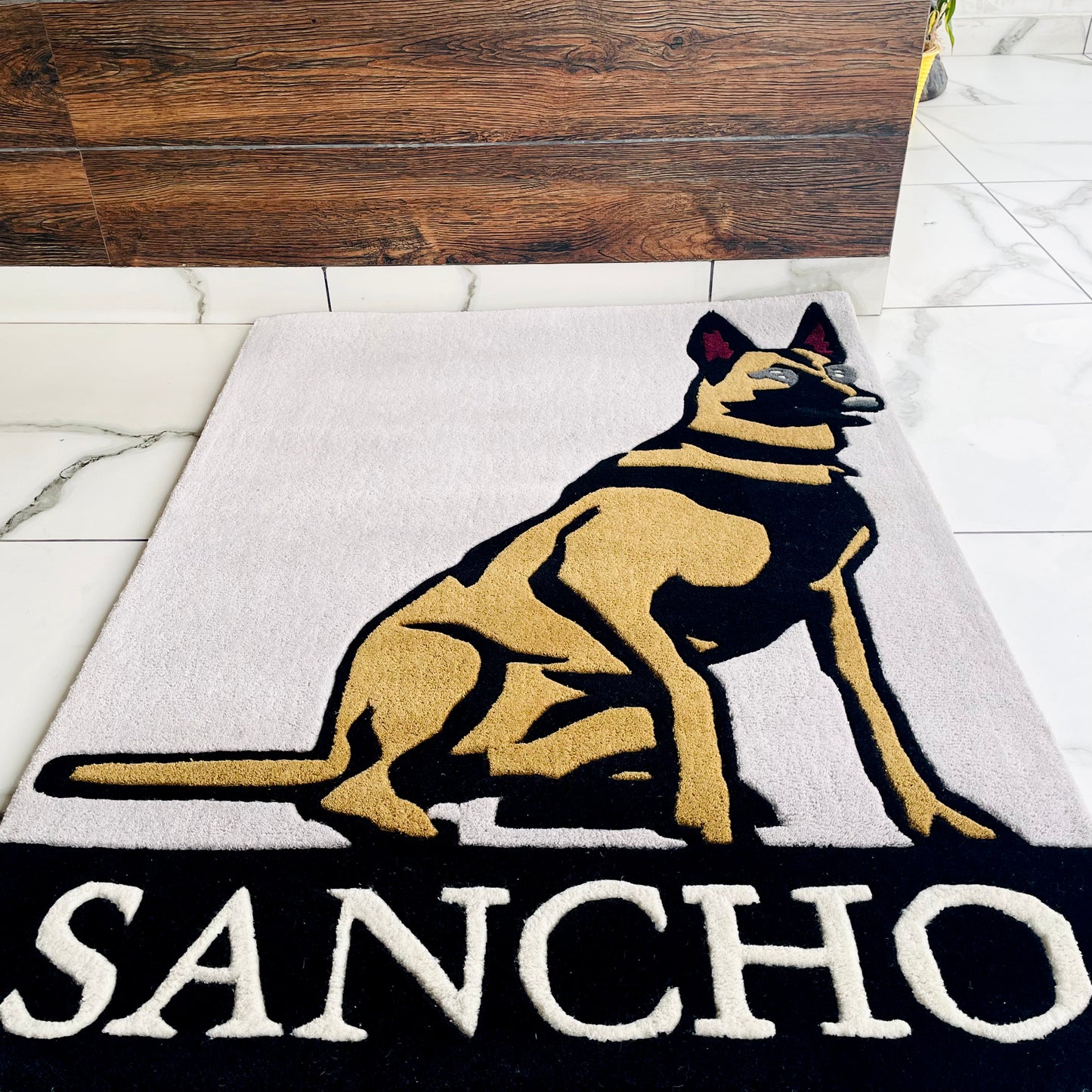 Sancho - The Belgian Shepherd Hand-Tufted Rug (Customisable)