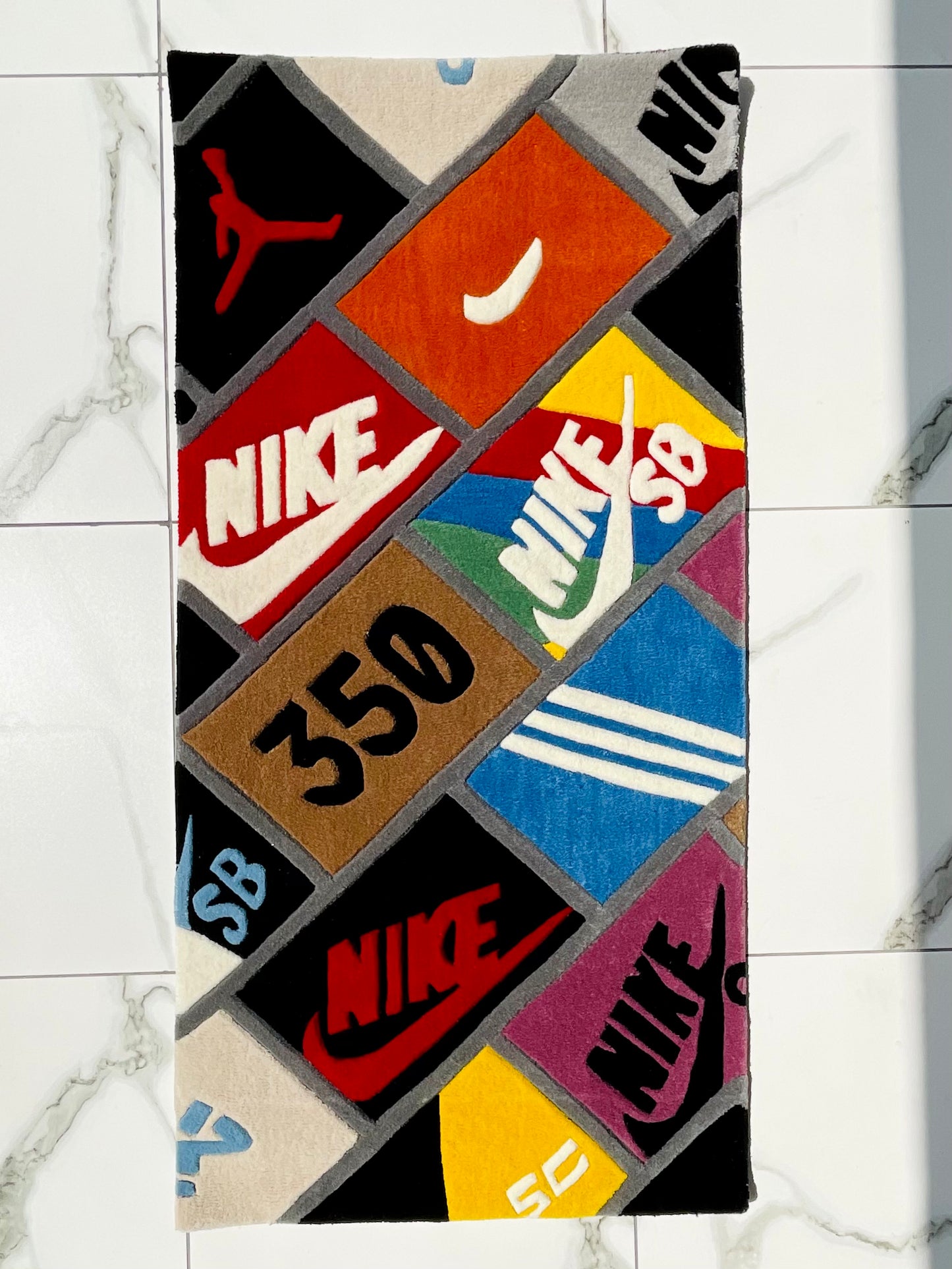 Sneaker Box Top Hand-Tufted Rug