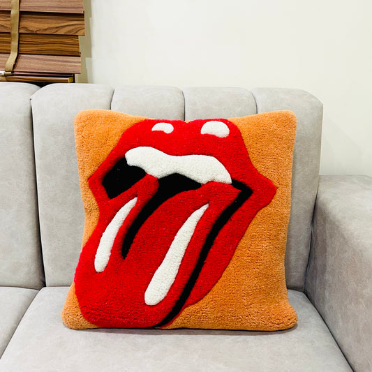 The Rolling Stones Tufted Cushion Cover | Ready To Ship