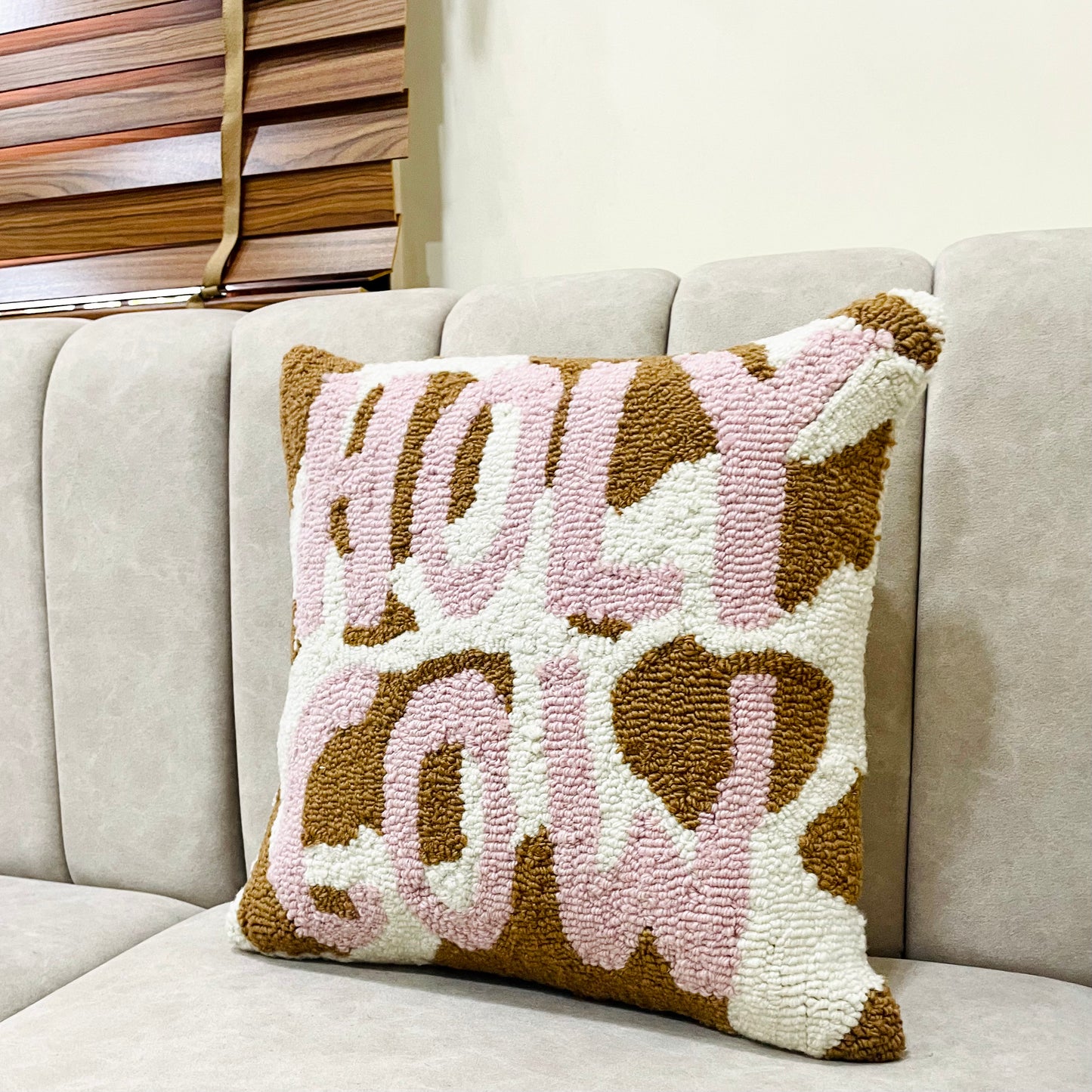 Holy Cow Tufted Cushion Cover