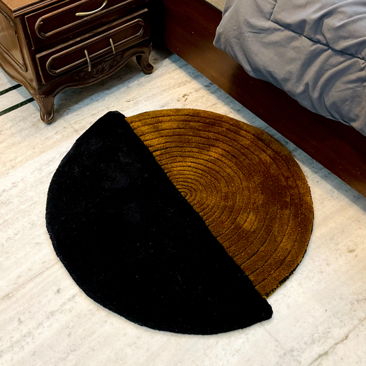 Mocha Noir Hand-Tufted Rug