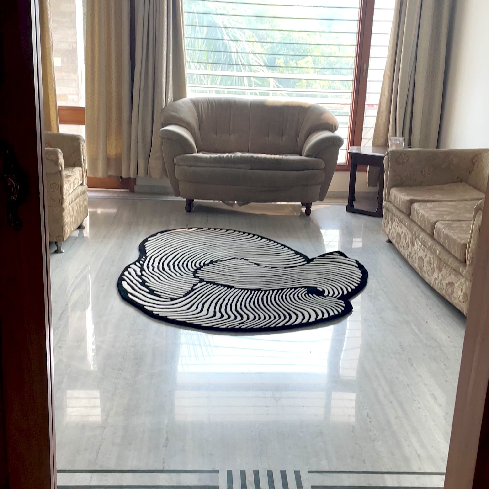 Celestial Drift Living Area Hand Tufted Rug