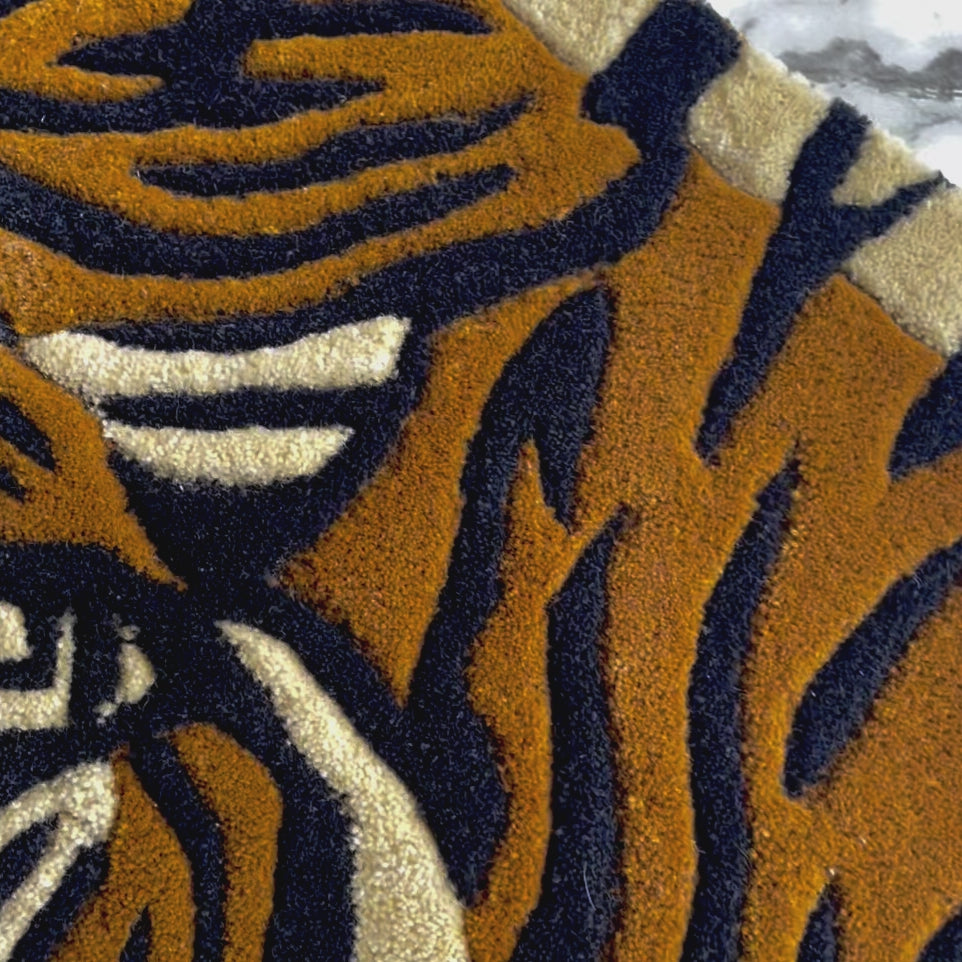 Tibetan Tiger Hand-Tufted Rug