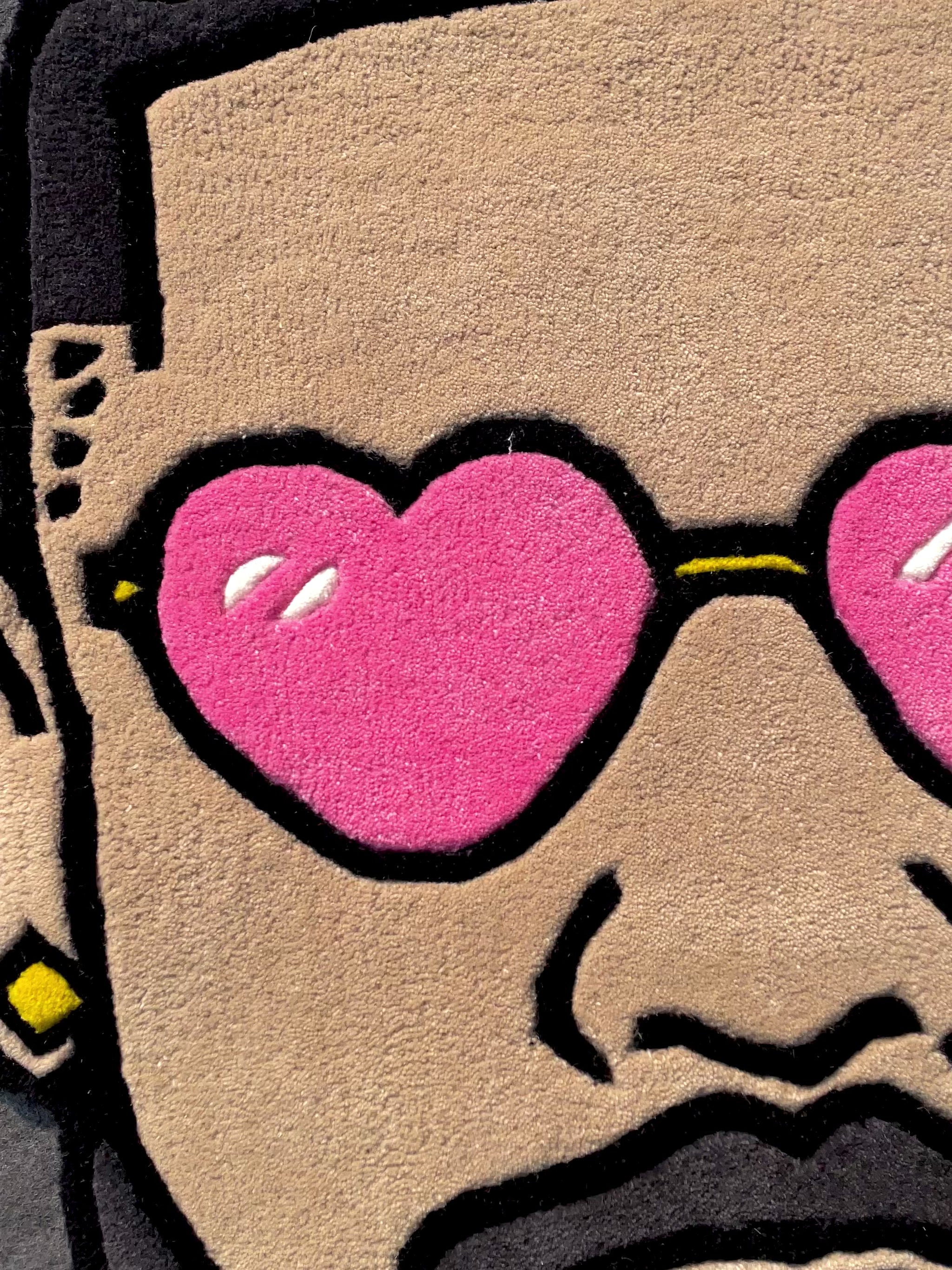 Drake Face Hand-Tufted Rug