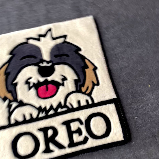 Zoey & Oreo Shih Tzu Hand-Tufted Rug